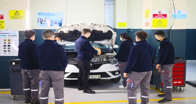 OSB Mesleki Ve Teknik Anadolu Lisesi İçerisinde Bosch Car Service Açıldı