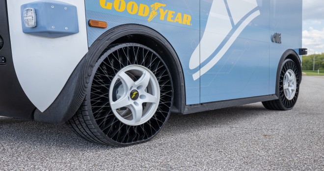 Goodyear’ın Havasız Lastikleri İlk Olarak Otonom Toplu Taşıma Araçlarda Kullanılacak