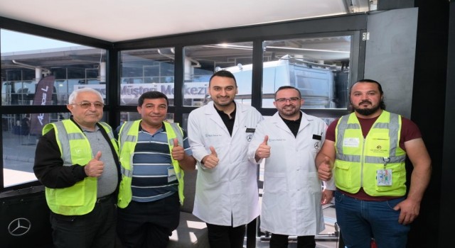 Mercedes-Benz Türk’ün Sağlık Bakım Tırı Şoförleri Kendi Evinde Ağırladı