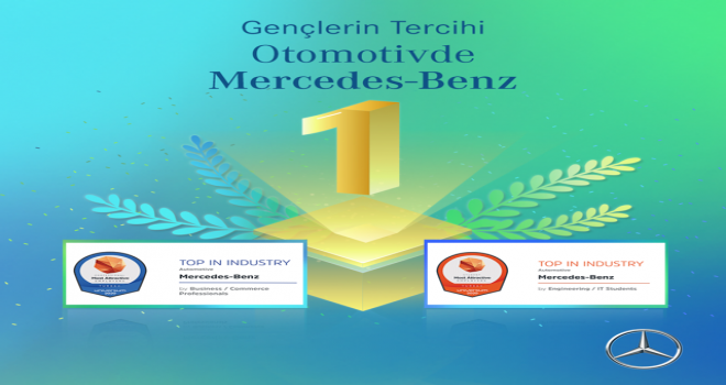 Türkiye’nin En Çekici İşvereni Mercedes-Benz