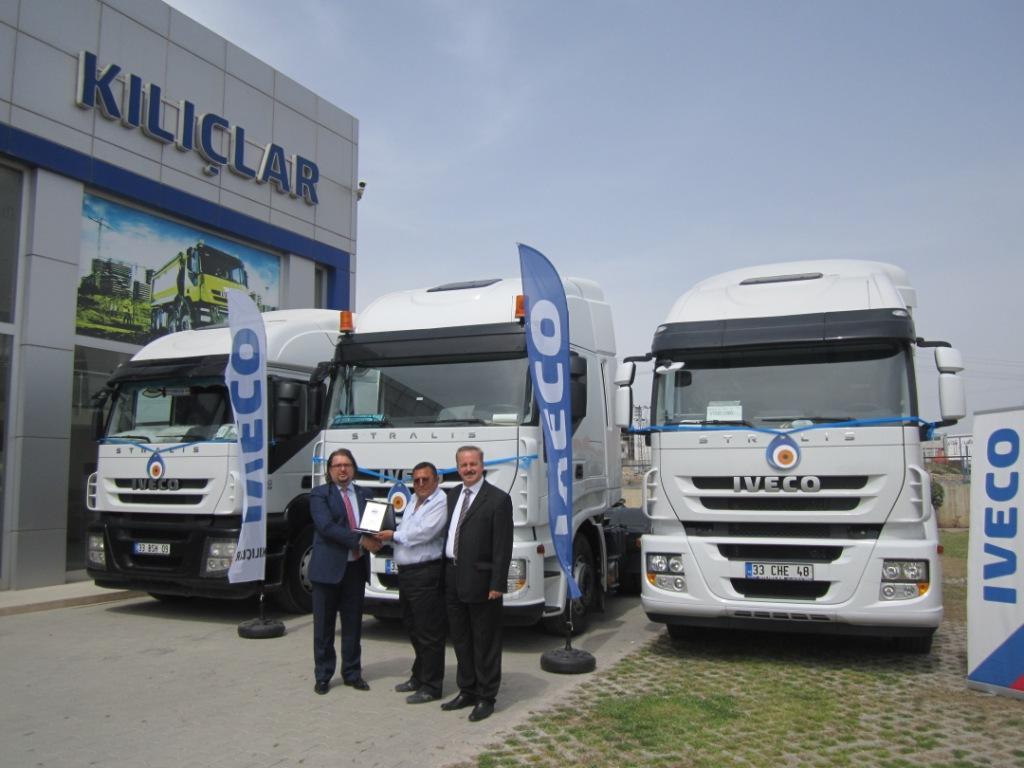 Kılıçlardan Solaklara 3 adet Iveco Stralis