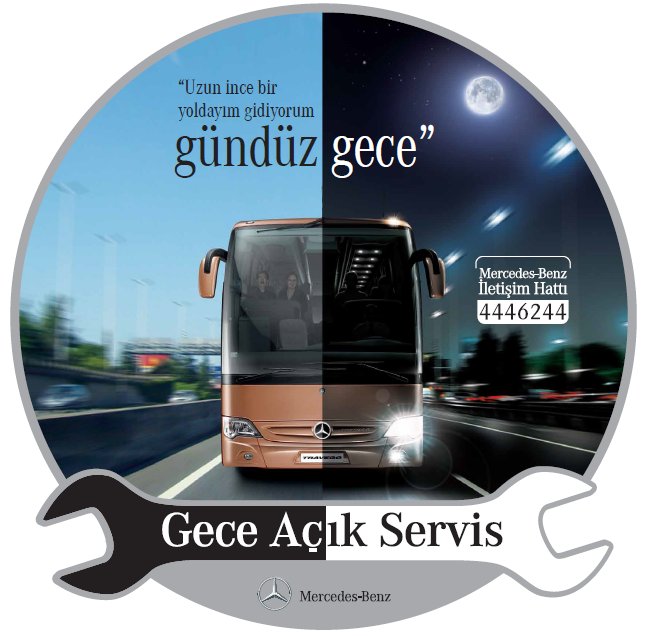 Mercedes-Benz'den "Gece Ek Servisi"