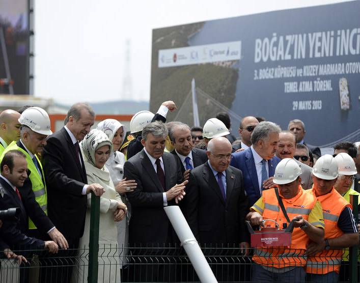 Yavuz Sultan Selim Köprüsünün Temeli Atıldı