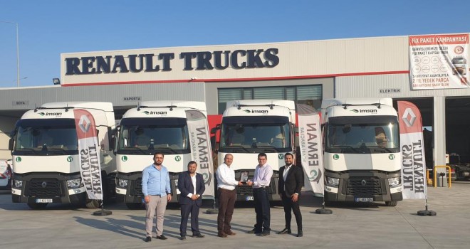 İmsan Group, Renault Trucks İle Uluslararası Taşımacılık Operasyonlarını Sürdürüyor