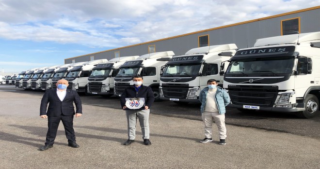 Güneş Hafriyat, Filosuna 15 Adet Volvo FM Çekici Yatırımı Gerçekleştirdi