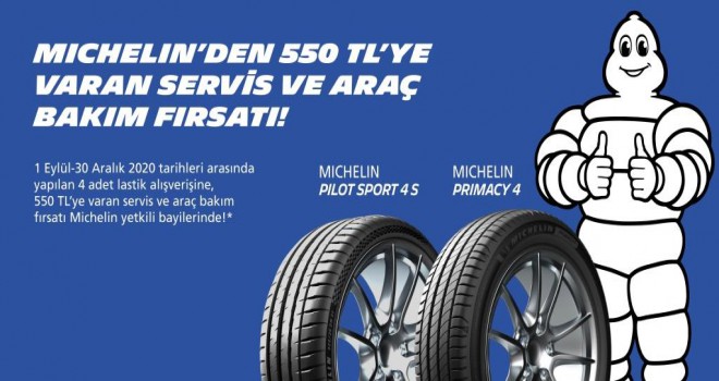 Michelin, 550 TL’ye Varan Servis Kampanyası Sunuyor