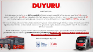 Ankara'da Ulaşım Zamlandı