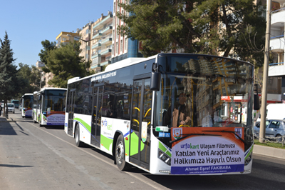 Urfa Toplu Ulaşım Filosuna 4 Takviye