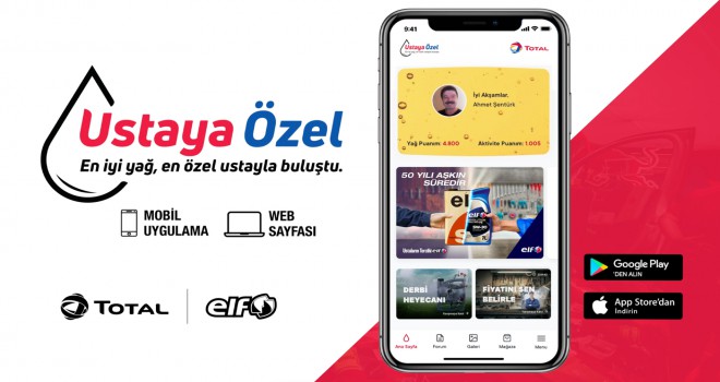 TOTAL’den Özel Servislere Benzersiz Uygulama: TOTAL Ustaya Özel