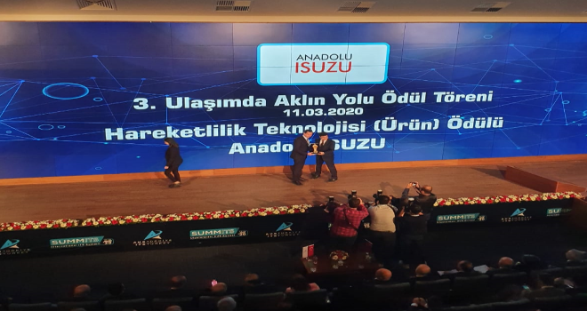 Anadolu Isuzu, Uluslararası Akıllı Ulaşım Sistemleri Zirvesi'nden Ödülle Döndü