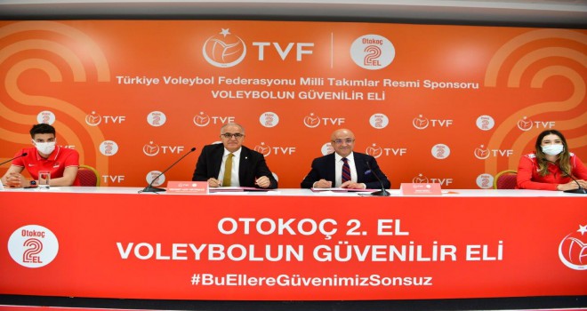 Otokoç 2. El, Türkiye Voleybol Federasyonu Milli Takımlar Resmi Sponsoru Oldu