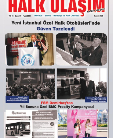 Halk Ulaşım Dergisi Kasım 2025