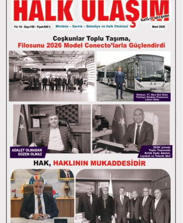 Halk Ulaşım Dergisi Mart 2026 sayısı