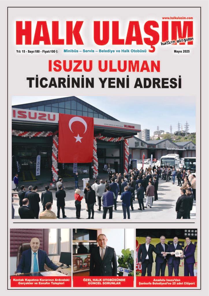 Halk Ulaşım Dergisi Mayıs 2025