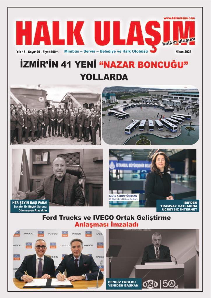 Halk Ulaşım Dergisi Nisan 2025