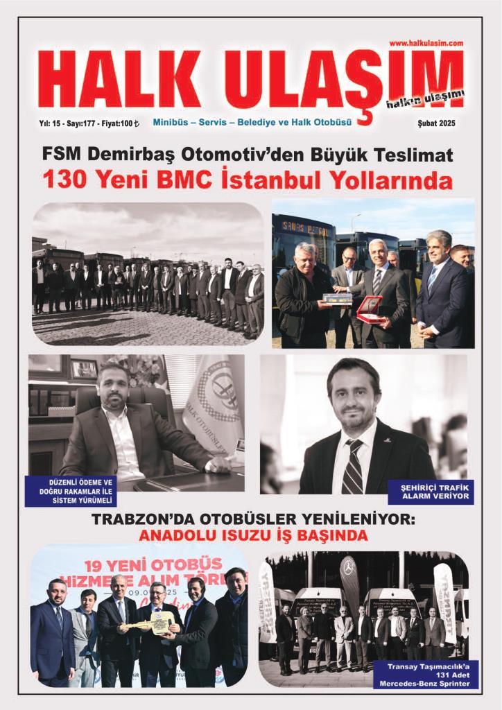 Halk Ulaşım Dergisi Şubat 2025