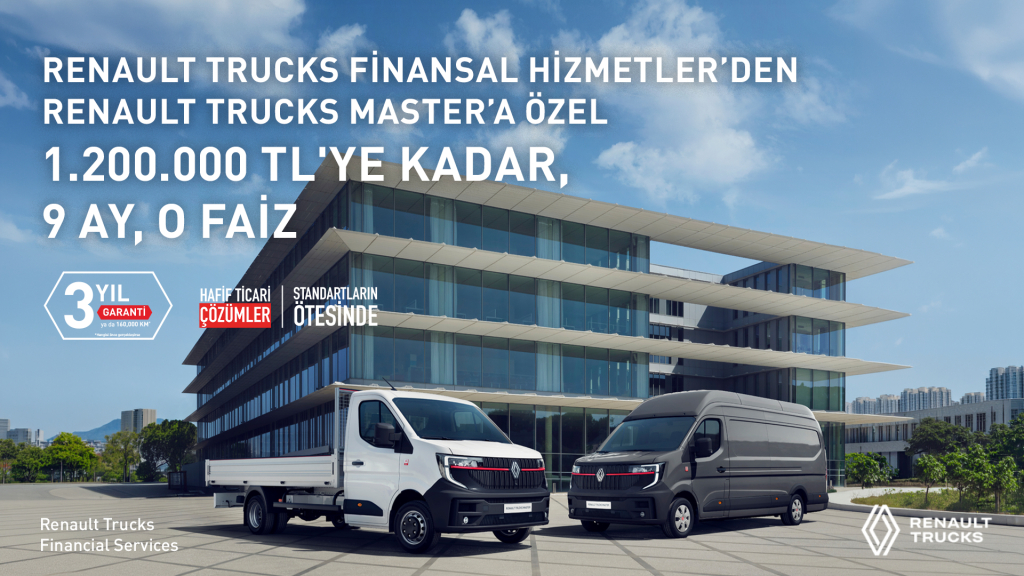 Renault Trucks Master Red EDITION için lansmana özel %0 faizli finansman fırsatı