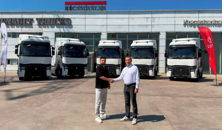Aybir Lojistik filosunun üçte ikisini Renault Trucks çekiciler oluşturuyor