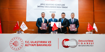 Türkiye'nin yeni nesil araç muayene sistemi için imtiyaz sözleşmesi imzalandı Araç muayenesinde yeni dönem resmen başladı