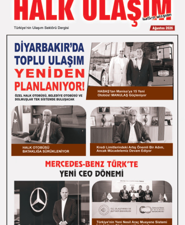 Halk Ulaşım Dergisi Ağustos 2026 sayısı