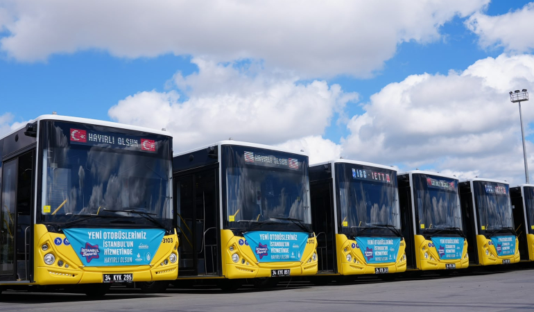 İSTANBUL ULAŞIMINA 15 MİLYAR TL'LİK YATIRIM İETT FİLOSUNA 550 YENİ NESİL ARAÇ KATILIYOR