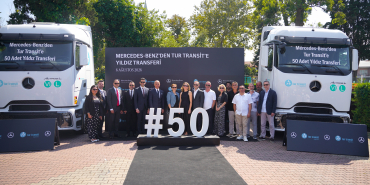 Tur Transit Lojistik filosuna katılan 50 adet Mercedes-Benz Actros L 1848 LS çekici