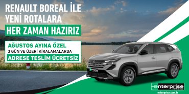 Enterprise Renault Boreal Kiralama Kampanyası